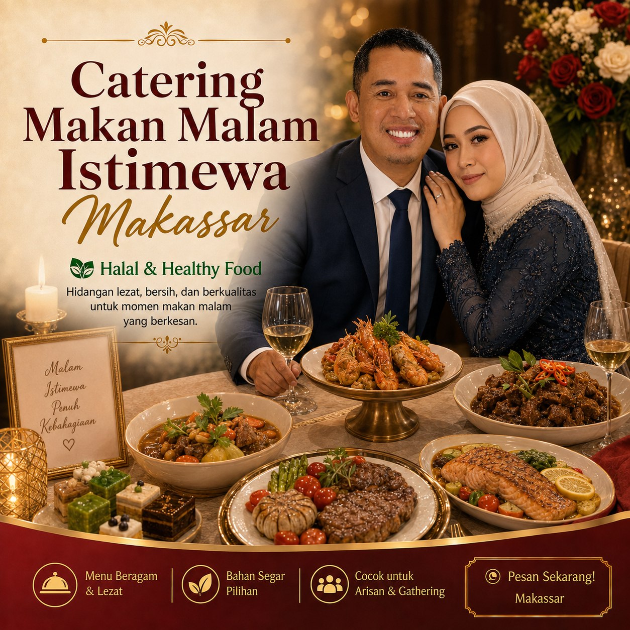 Catering makan malam istimewa Makassar