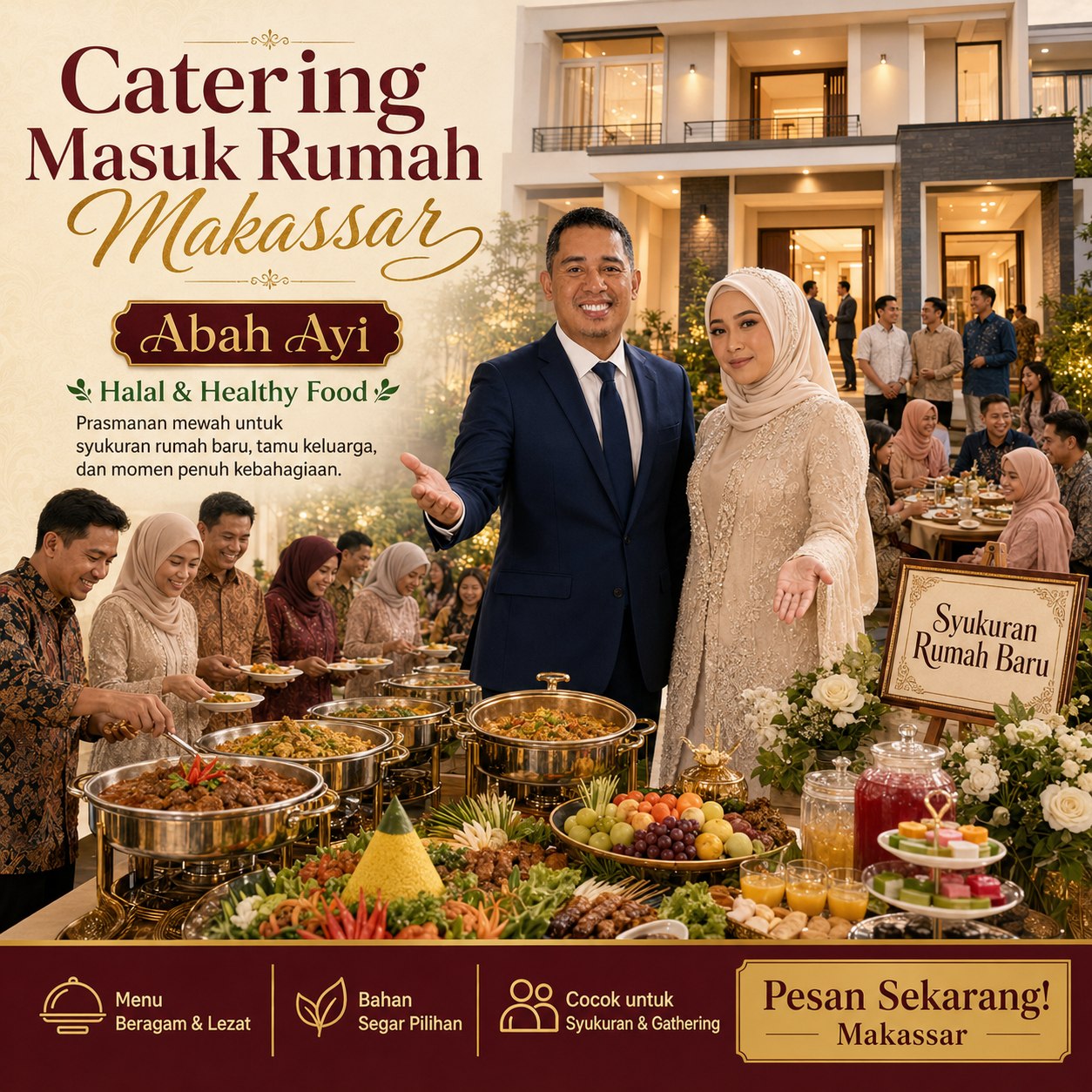 Catering Masuk Rumah Baru Makassar Abah Ayi