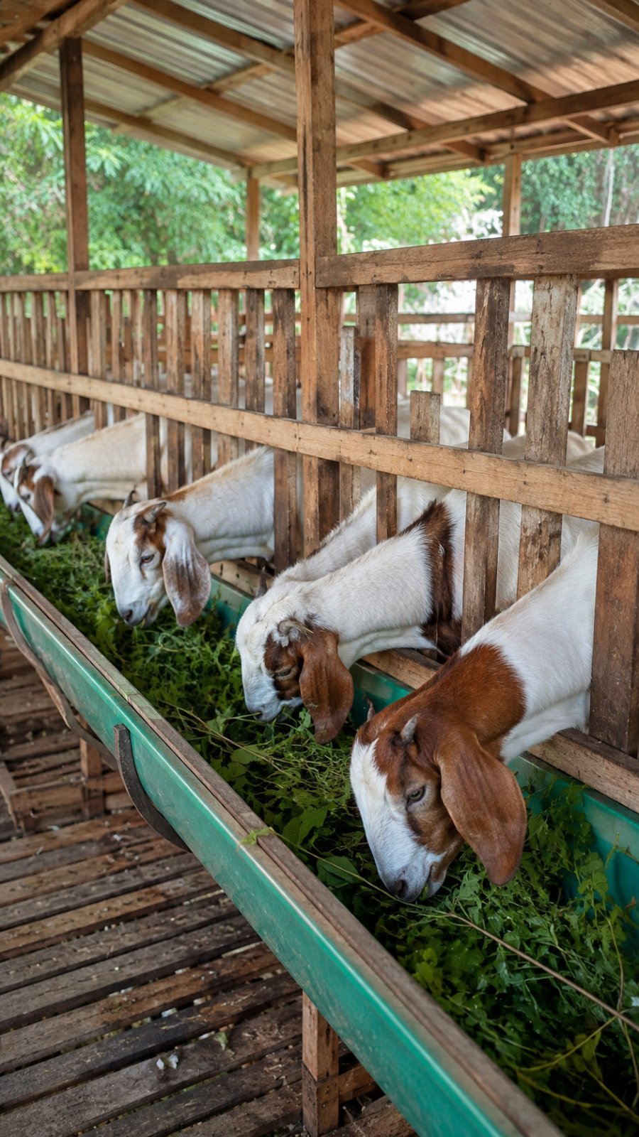 Kambing berkualitas di peternakan mitra Abah Ayi
